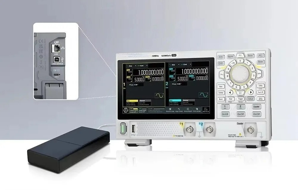 Function Arbitrary Waveform Generator - Generator Gelombang Arbitrer DG822 Pro 25MHz