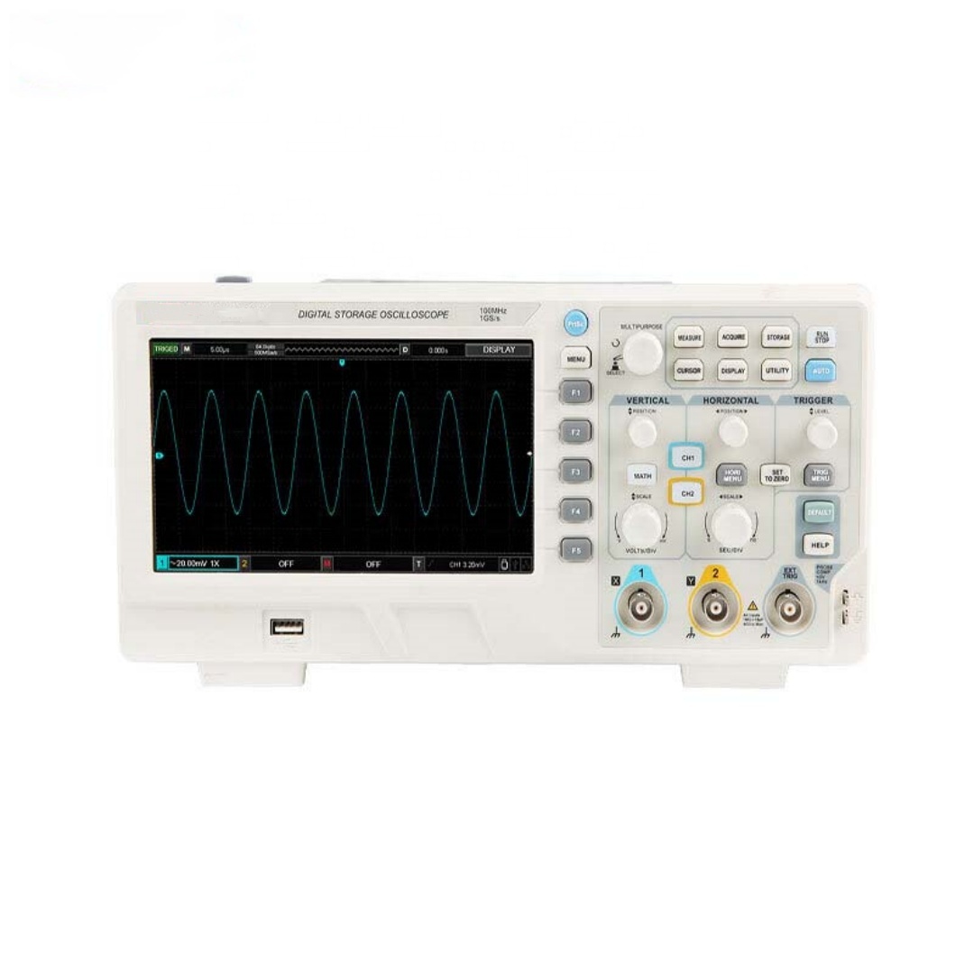 Digital Storage Oscilloscope 100Mhz - 100 MHz 2Ch Osiloskop Penyimpanan Digital
