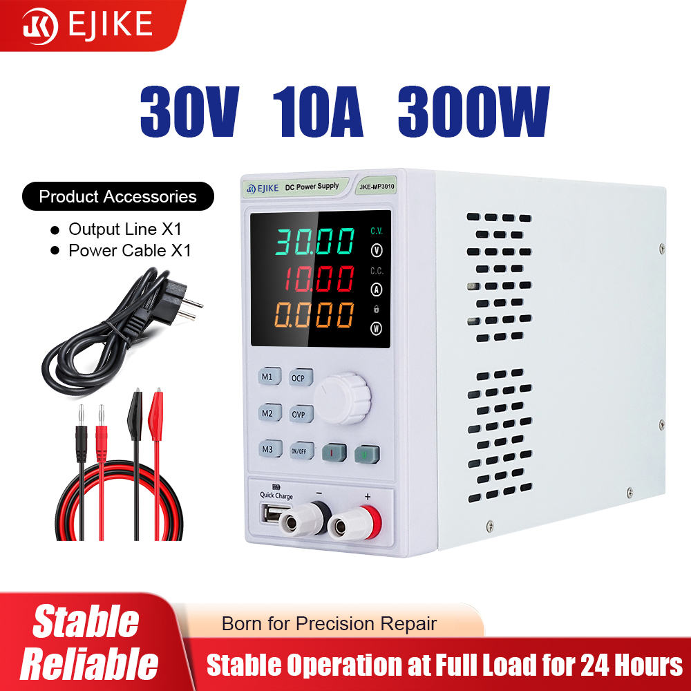 Programmable Dc Power Supply 30V 10A - EJIKE DC Power Supply 300W Dapat