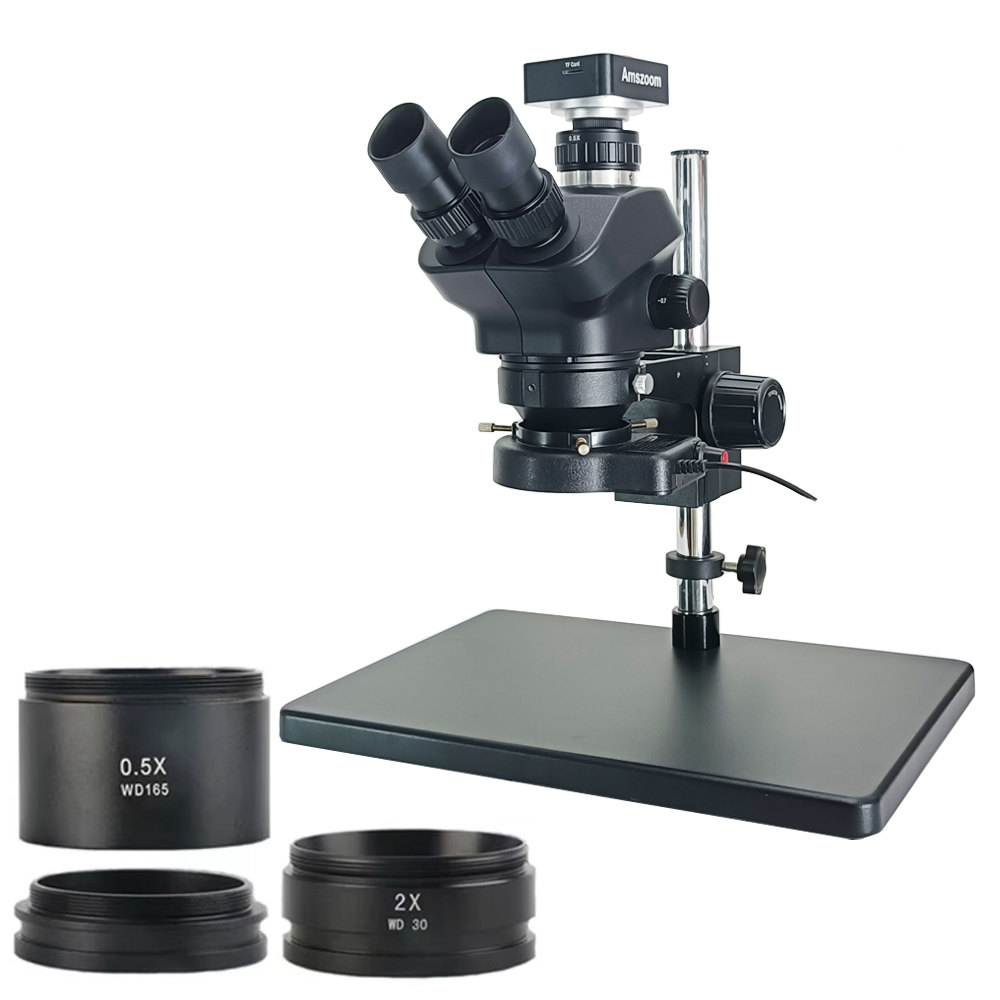 Mikroskop Stereo Trinokuler Si - Stereo Trinocular Microscope Pcb ulasan dan harga
