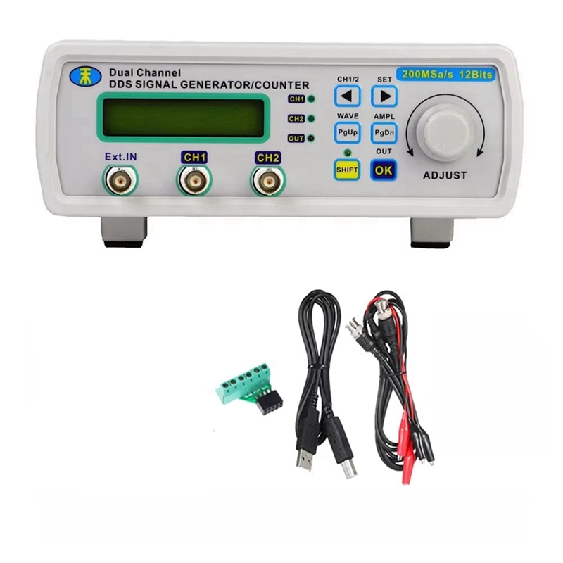 MHS5200A Generator Sinyal Fung - Function Arbitrary Waveform Generator ulasan dan harga