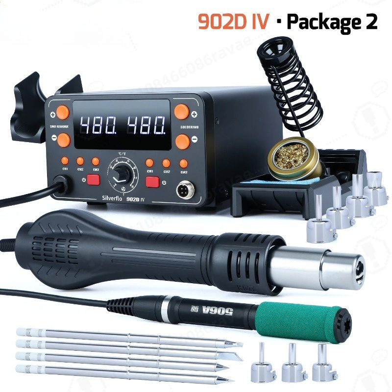 Stasiun Solder 902D-IV 775W de - Hot Air Rework Station T12 ulasan dan harga