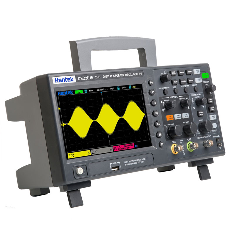 Baru Tersedia Hantek DSO2C10 2 - Digital Storage Oscilloscope 100Mhz ulasan dan harga