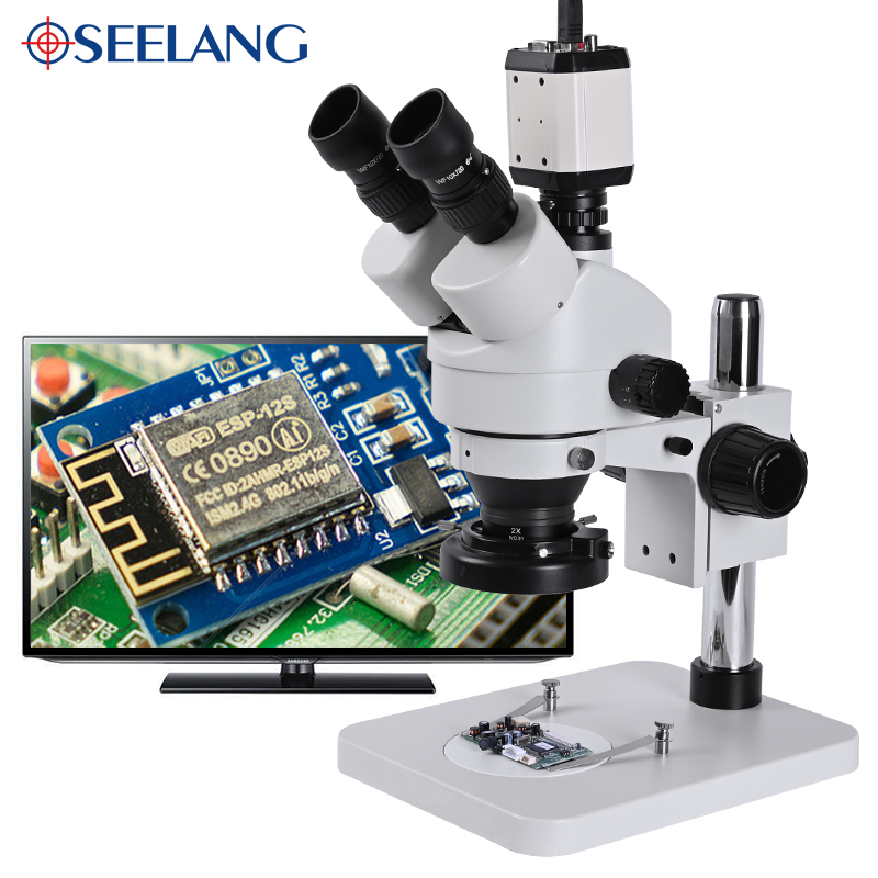 Mikroskop stereo kelas industr - Stereo Trinocular Microscope Pcb ulasan dan harga