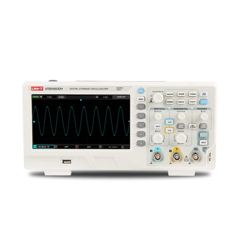 UTD2102CEX+ Osiloskop Penyimpa - Digital Storage Oscilloscope 100Mhz ulasan dan harga