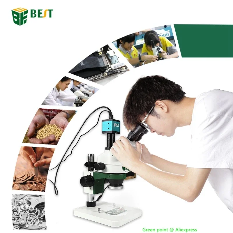 Mikroskop Trinokuler Zoom Digi - Stereo Trinocular Microscope Pcb ulasan dan harga