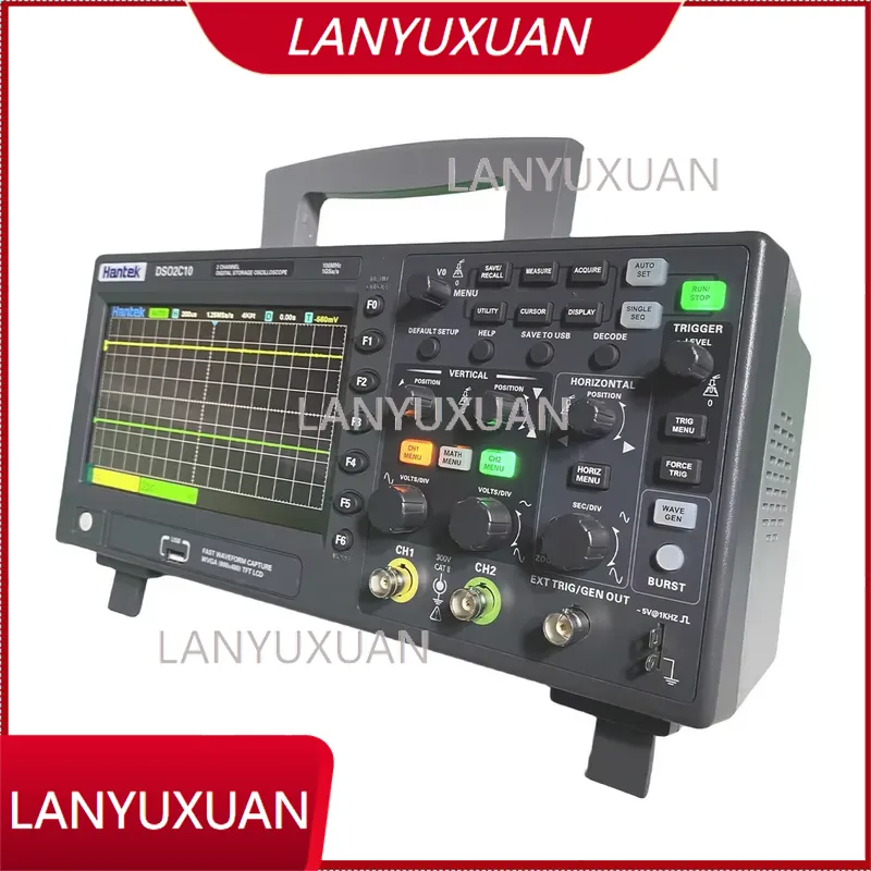 Osiloskop Penyimpanan Digital  - Digital Storage Oscilloscope 100Mhz ulasan dan harga