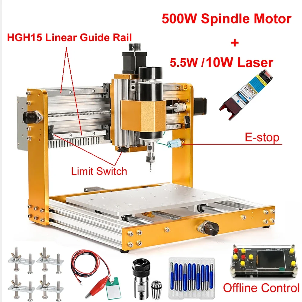 Mesin Router CNC Mini Aluminiu - Mini Laser Engraver Cnc Router ulasan dan harga