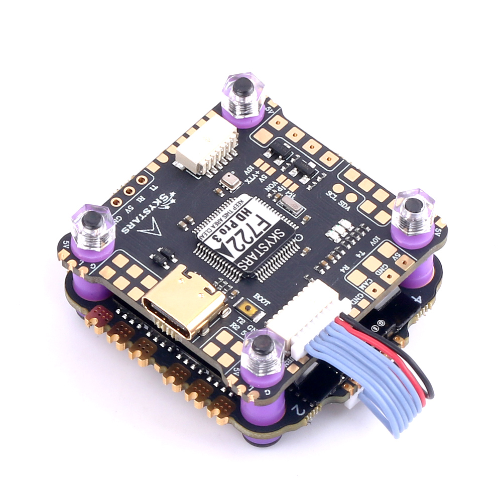 Kontroler Penerbangan SKYSTARS - Fpv Flight Controller F7 Stack 60A ulasan dan harga