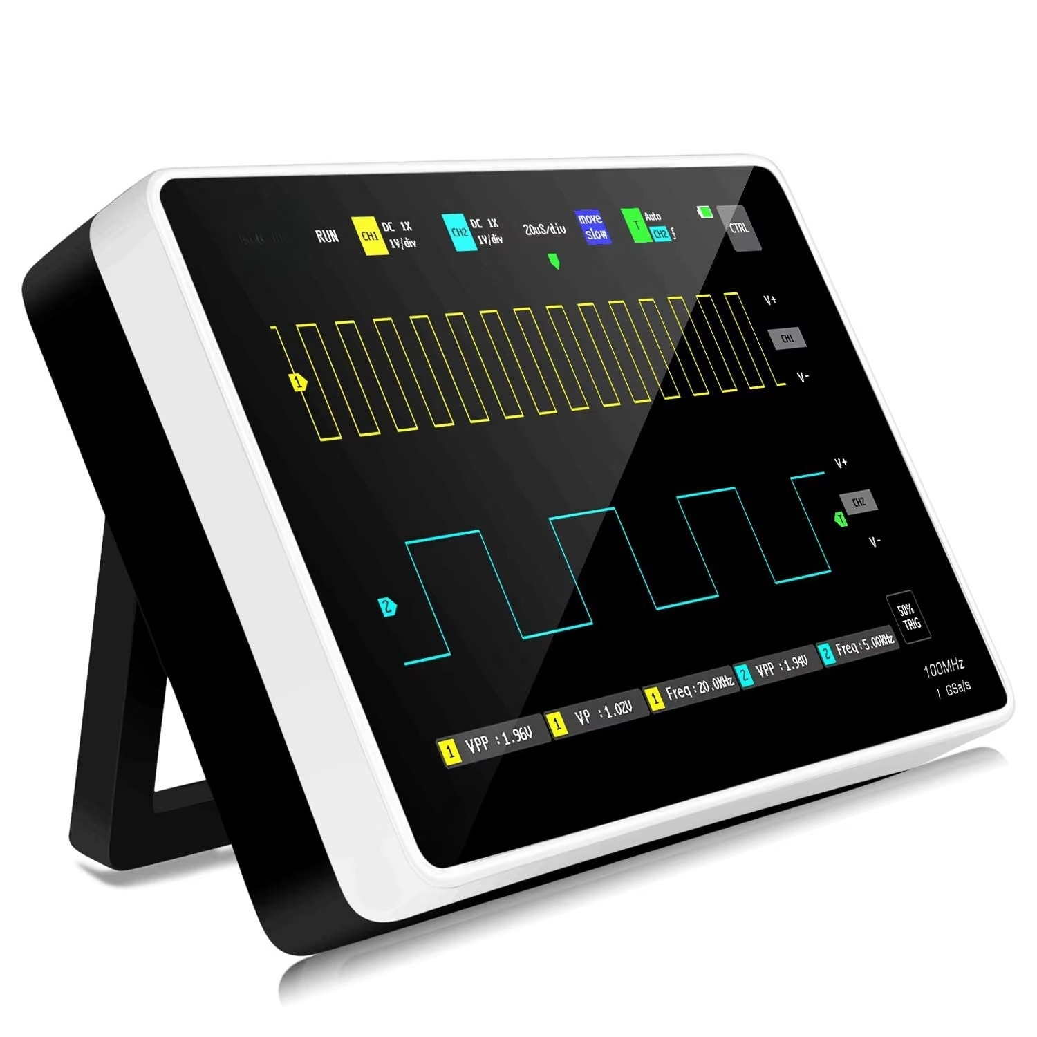 Kit Osiloskop Digital Portabel - Digital Storage Oscilloscope 100Mhz ulasan dan harga